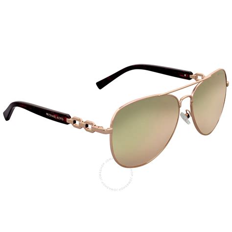 michael kors fiji rose gold sunglasses|Women's Rose Gold Designer Sunglasses .